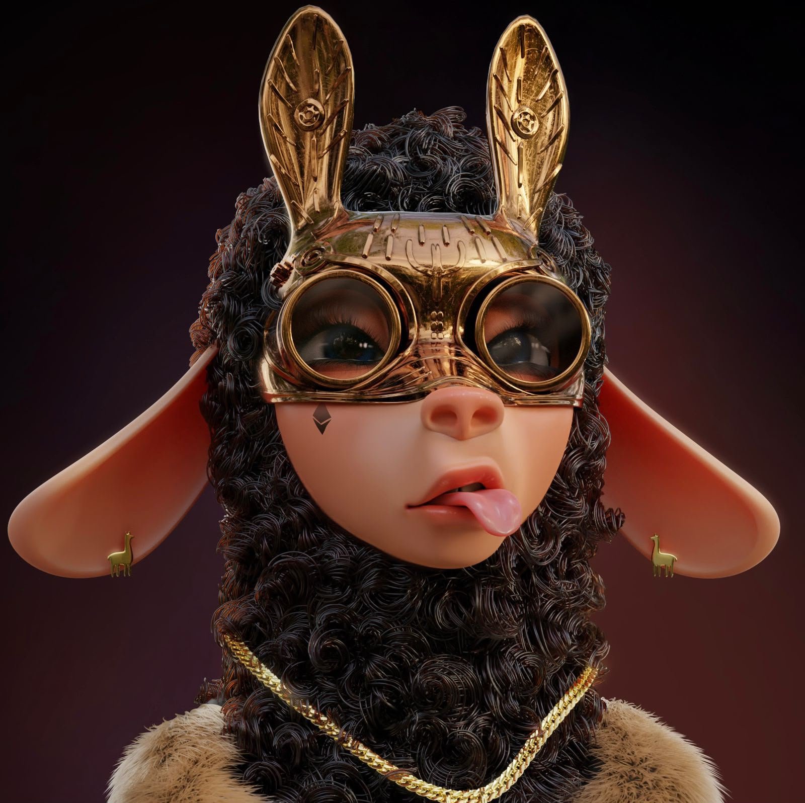 Lady Llama — final render